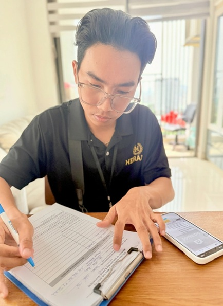 Nghiệm thu kết quả sau vệ sinh