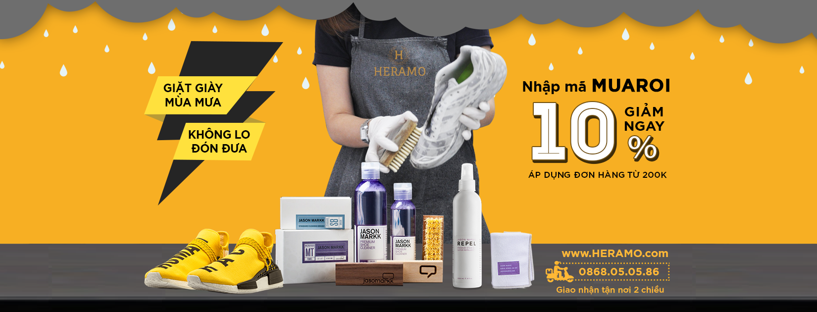 heramo.com - Vệ sinh giày quận Bình Tân 