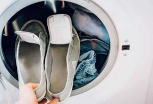 Giặt giày bằng máy giặt - Giặt vải bằng máy giặt