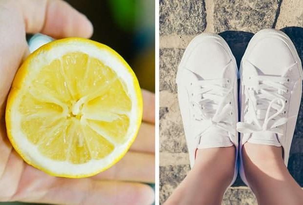 Cách giặt giày Converse - Sử dụng chanh tươi 