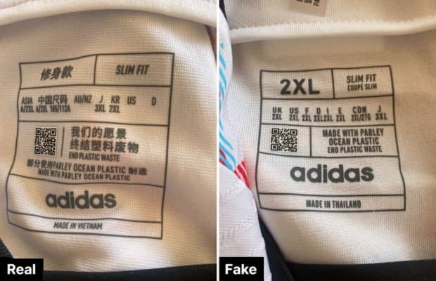 Cách phân biệt giày real và fake - Dùng mã code