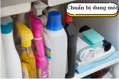 Bước 2 Chuẩn bị dung môi