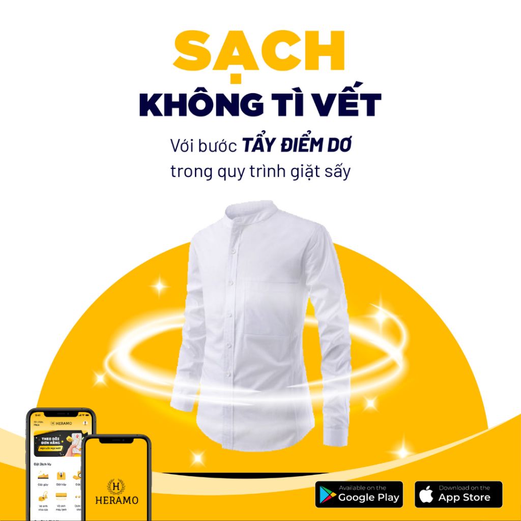 Dịch vụ giặt hấp áo sơ mi, áo thun quận 11