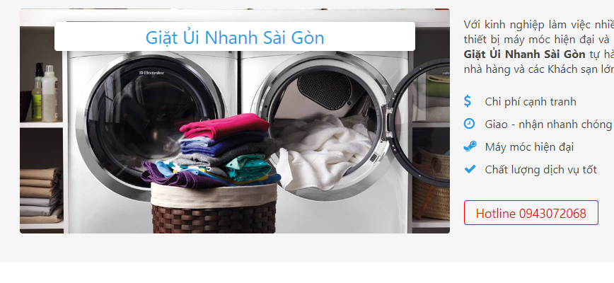 Dịch vụ giặt hập tại Giặt Ủi Sài Gòn