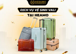 Dịch vụ vệ sinh vali toàn diện tại Heramo