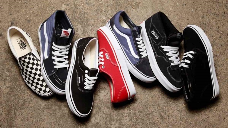 Độ lệch size giày vans